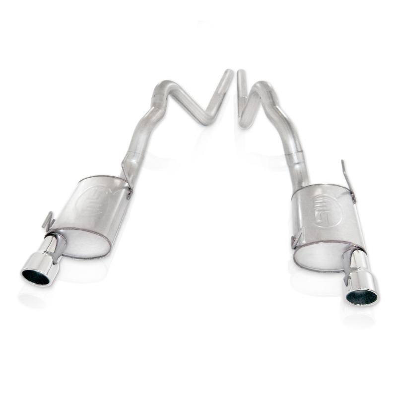 Ford Shelby GT500 Performance Exhaust - Stainless Works - Cat Back, Chambered Mufflers - `07-`10